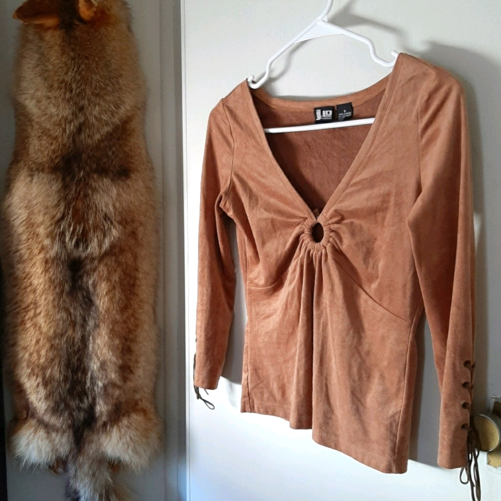 Suede JLo Top